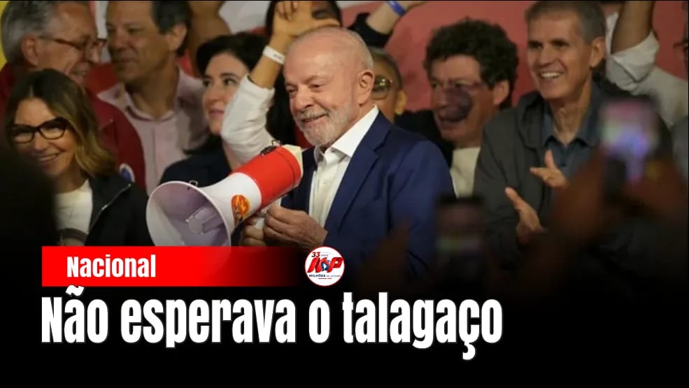 Lula admite surpresa e convoca mobilização para o segundo turno