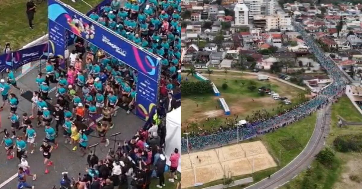 Florianópolis recebe corrida da Disney e transforma o Dia das Crianças em festa