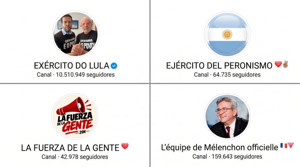 Exército do Lula impulsiona canais de WhatsApp pelo mundo