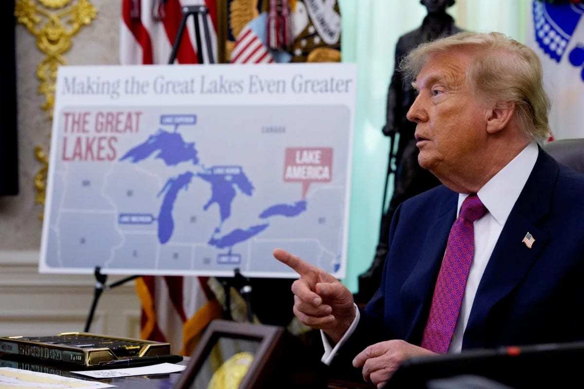 Trump renomeia Lago Ontário para “Lago América”