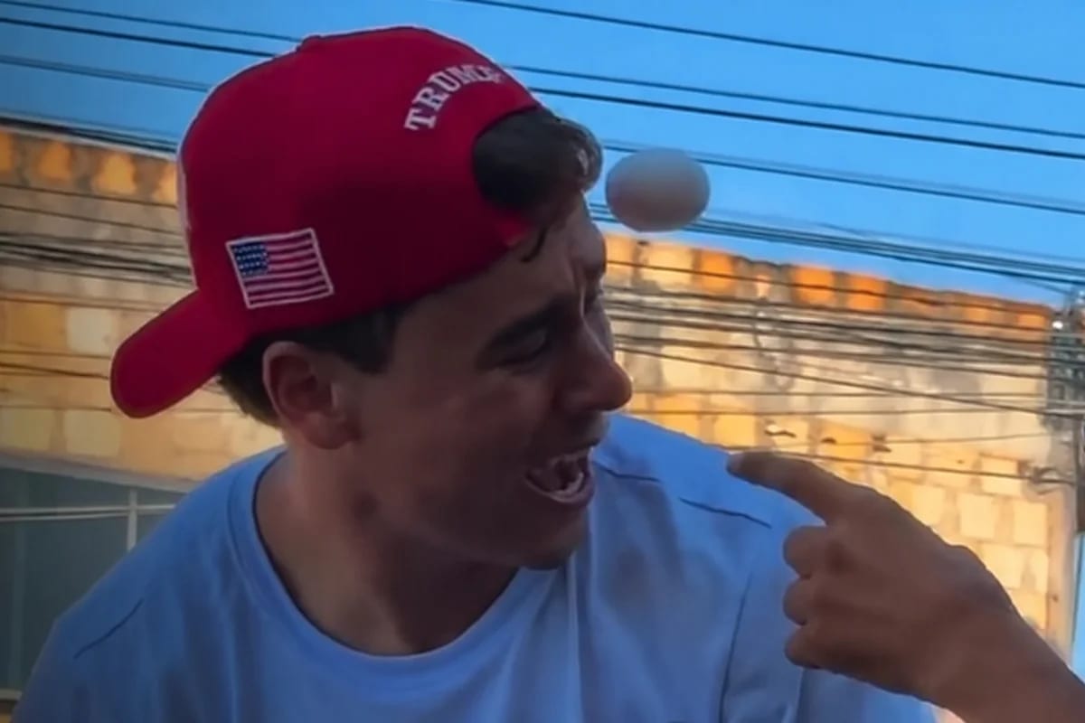 Nikolas é atingido por ovo durante ato de campanha na Grande BH