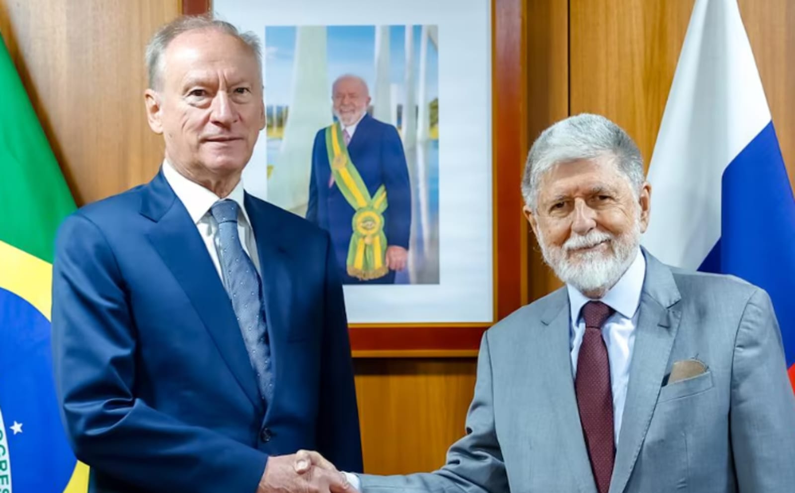 Enviado de Putin Nikolai Patrushev se reuniu com Lula