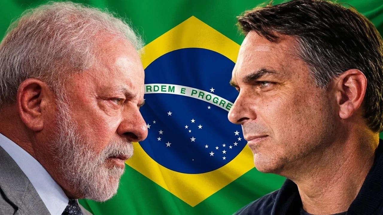 BTG/Nexus: Lula 39% no 1º turno; Flávio 46% a 45% no 2º turno