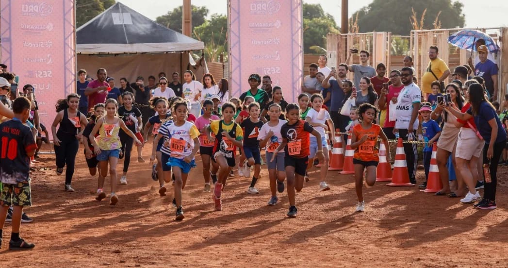 Com apoio da Prefeitura de Palmas, Maratoninha incentiva o esporte entre crianças no Lago Norte