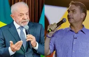 Lula e Flávio fizeram lives após cancelamento de debate