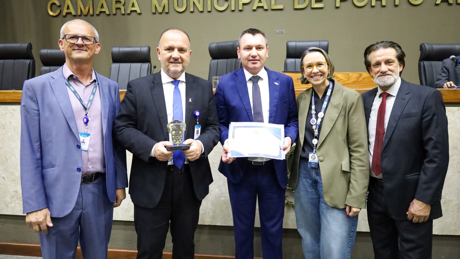 Hospital São Lucas da PUCRS recebe homenagem da Câmara Municipal de Porto Alegre pelos 50 anos de história