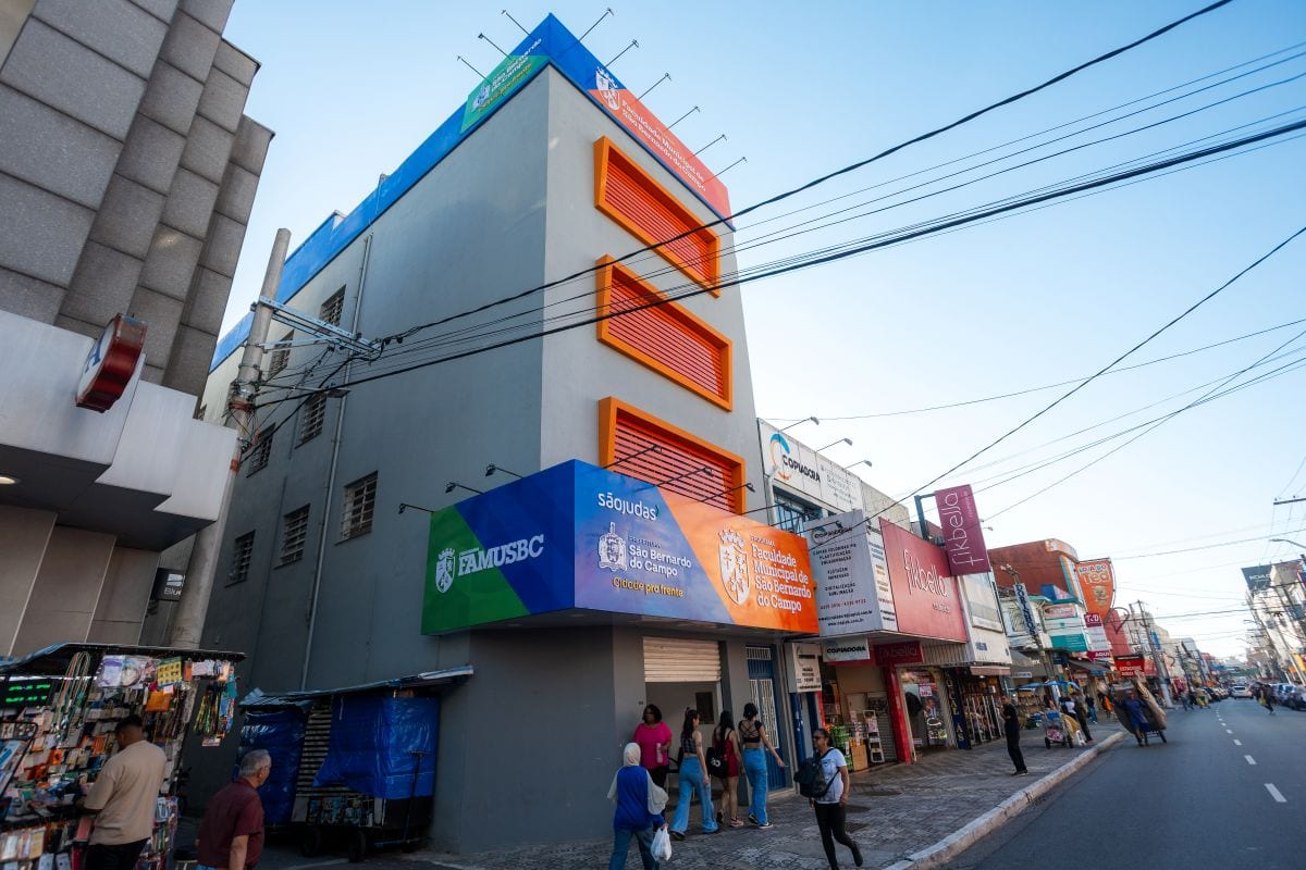Faculdade Municipal de São Bernardo abre 200 bolsas 100% gratuitas para Vestibular 2027