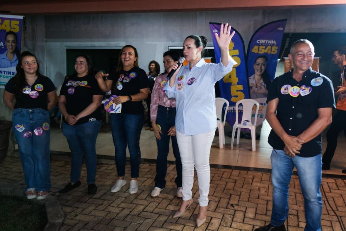 Cinthia Ribeiro reforça união do grupo de Vicentinho em Porto Nacional