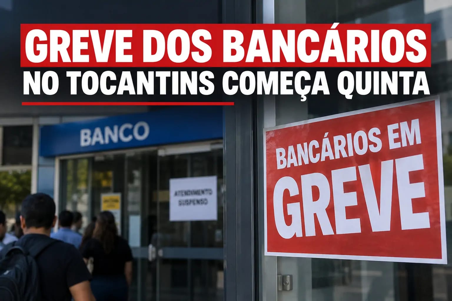 Bancários da Caixa e do BB no Tocantins aprovam greve a partir de 10/9