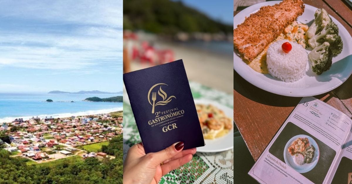 Governador Celso Ramos prorroga Festival Gastronômico com pratos de até R$ 100 e sorteio de hospedagem
