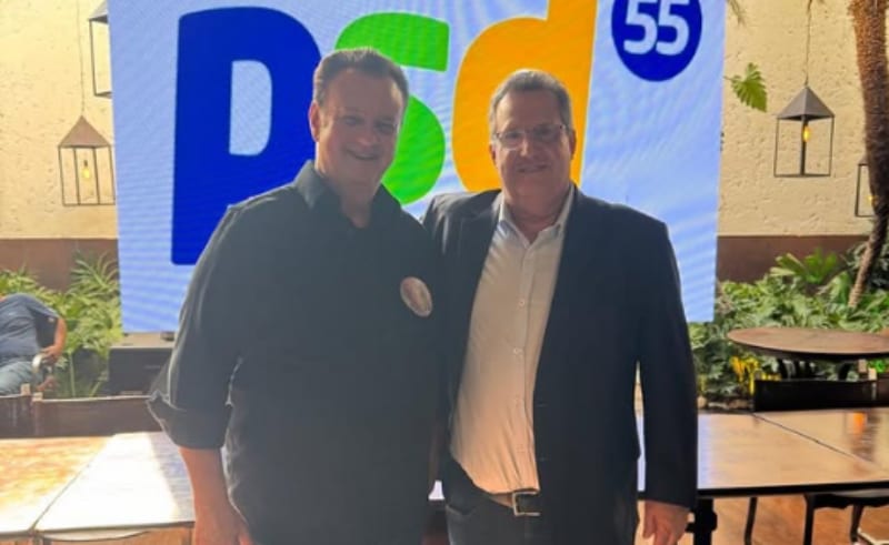 Wagão participa de reunião do PSD com Gilberto Kassab em São Paulo