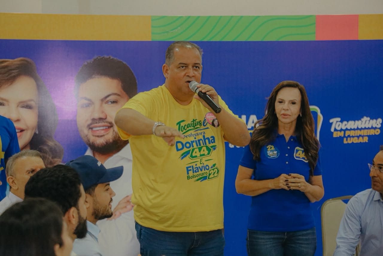 “Flávio Bolsonaro escolheu a Professora Dorinha como sua candidata no Tocantins”, afirma Eduardo Gomes em encontro com p