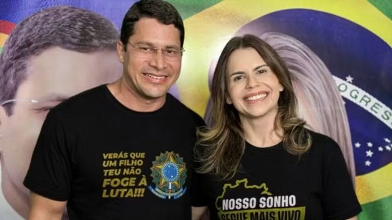 Clarissa e Júnior Tércio prometem 'despetizar o Nordeste' e entram na campanha de Flávio contra Lula