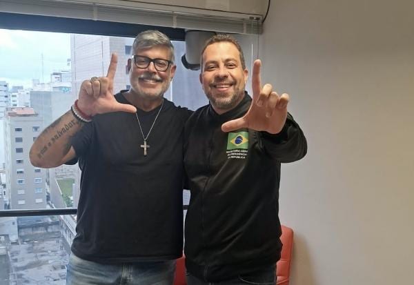 Alexandre Frota e Guilherme Boulos se encontram em São Paulo