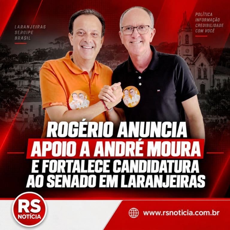 Rogério Matos apoia André Moura ao Senado em Laranjeiras