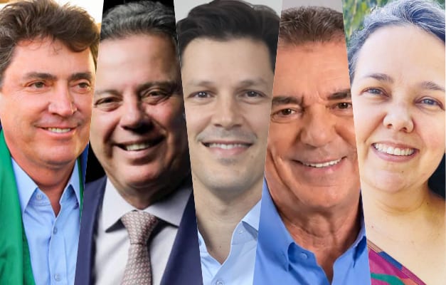 Confira a agenda dos candidatos ao Governo de Goiás neste sábado (5/9)