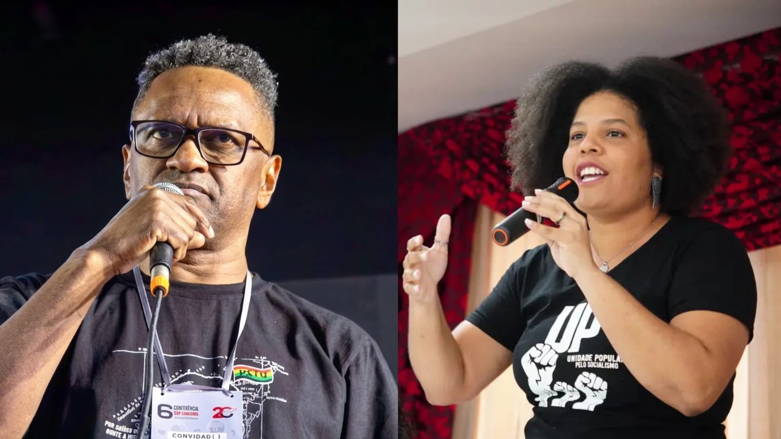 Samara Martins (UP) e Hertz Dias (PSTU) disputam a Presidência em 2026