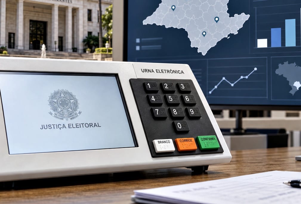 Apuração é por urna; totalização soma resultados do país e do exterior