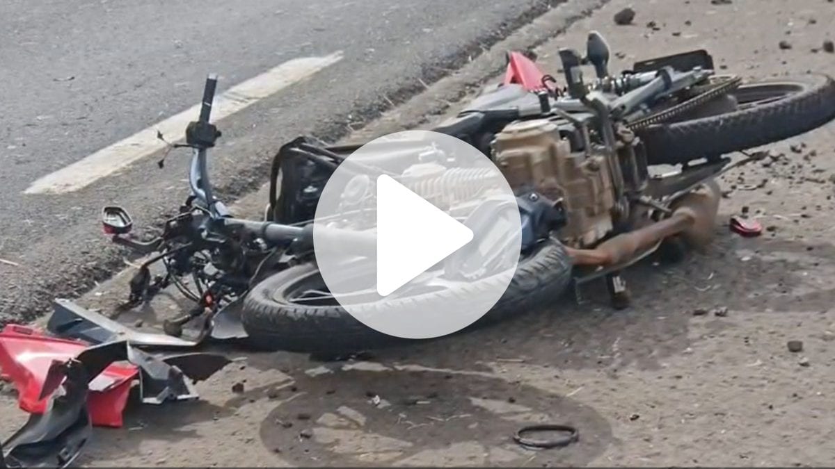Câmera flagra colisão entre moto e caminhão na BR-282; motociclista morre após ser socorrido em SC