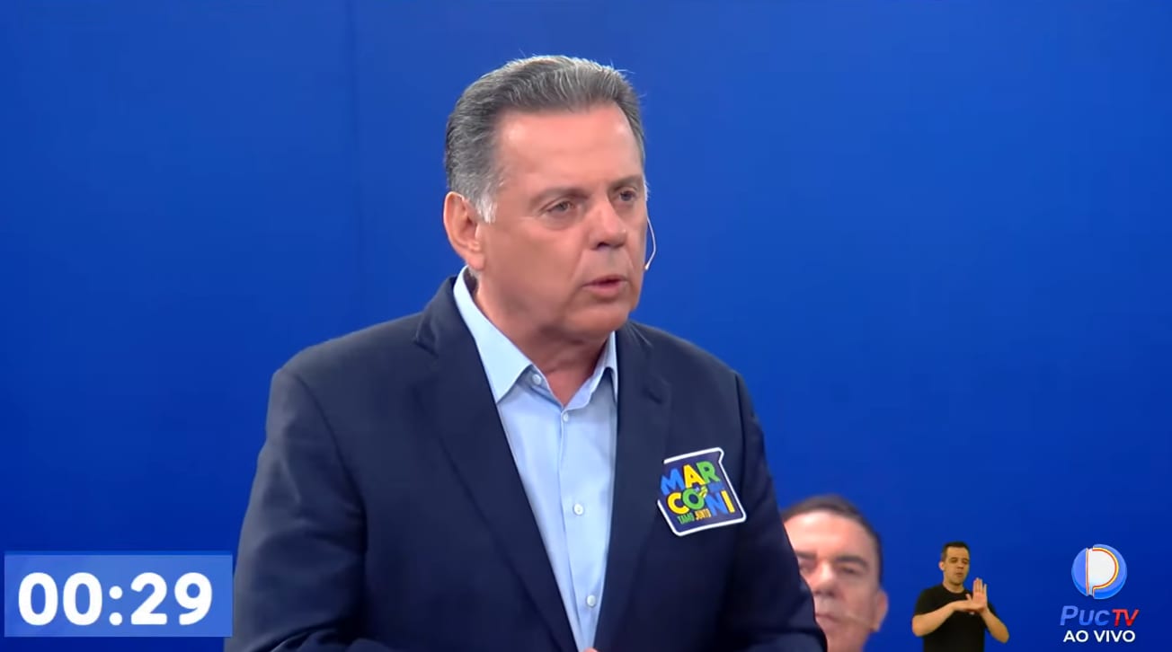Entre rodovias e metrô, Marconi mira eleitor do interior e do Entorno em debate na televisão