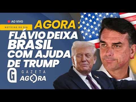 Donald Trump e Marco Rubio resgataram Flávio Bolsonaro, diz Gazeta do Povo