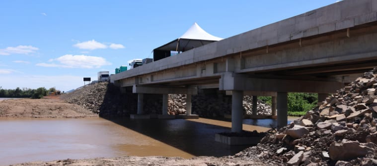 Nova ponte da RSC-287 sobre Arroio Grande é liberada em Santa Maria