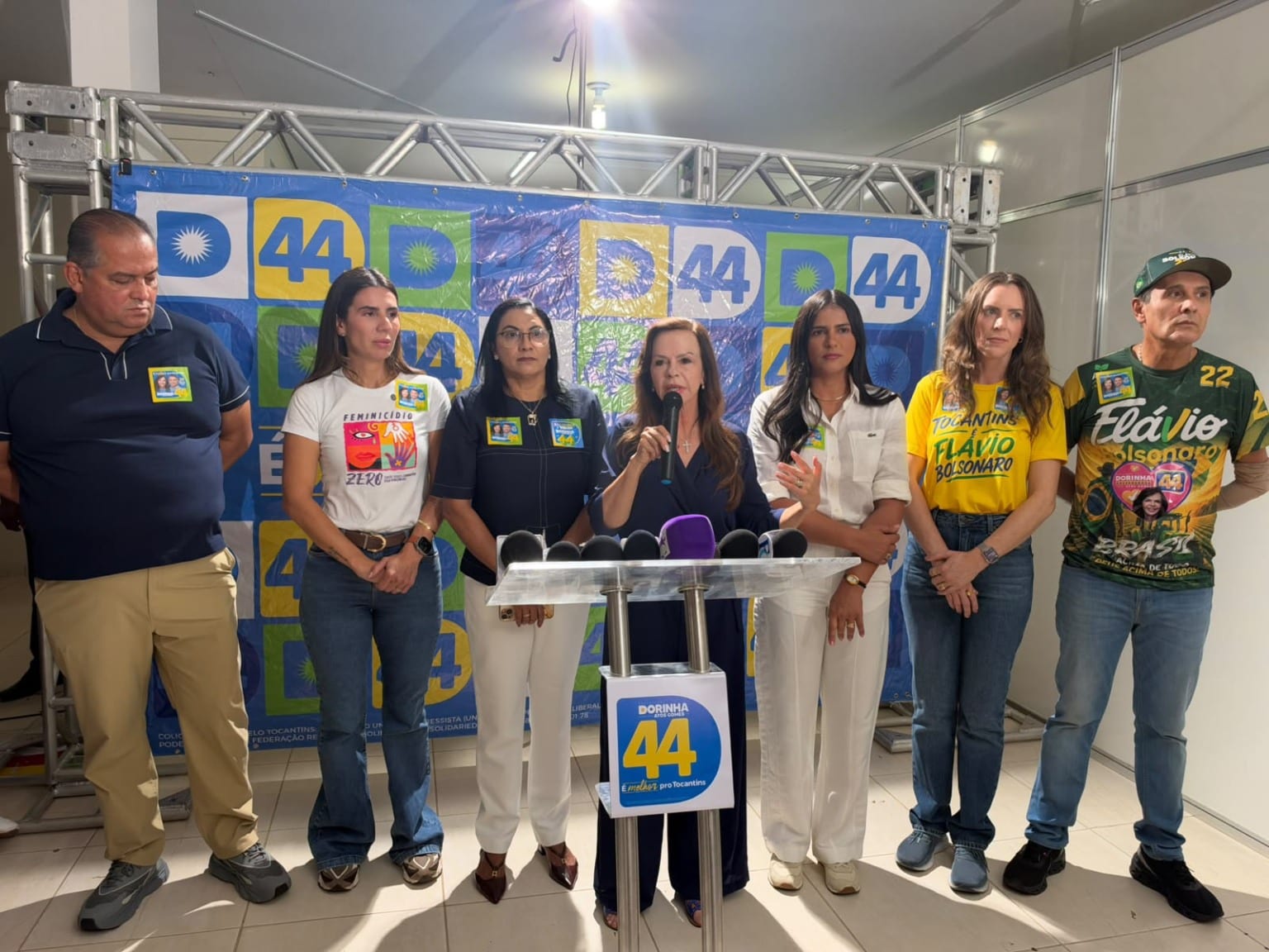 Em coletiva, Dorinha faz balanço e agradece engajamento de aliados: “Campanha foi propositiva e pensando no Tocantins”