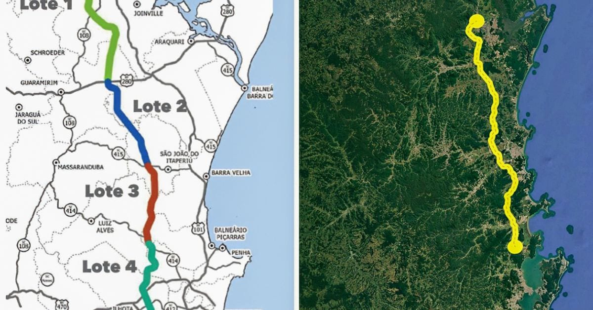 TCE/SC suspende fases da licitação do lote 4 da Viamar; propostas serão recebidas segunda