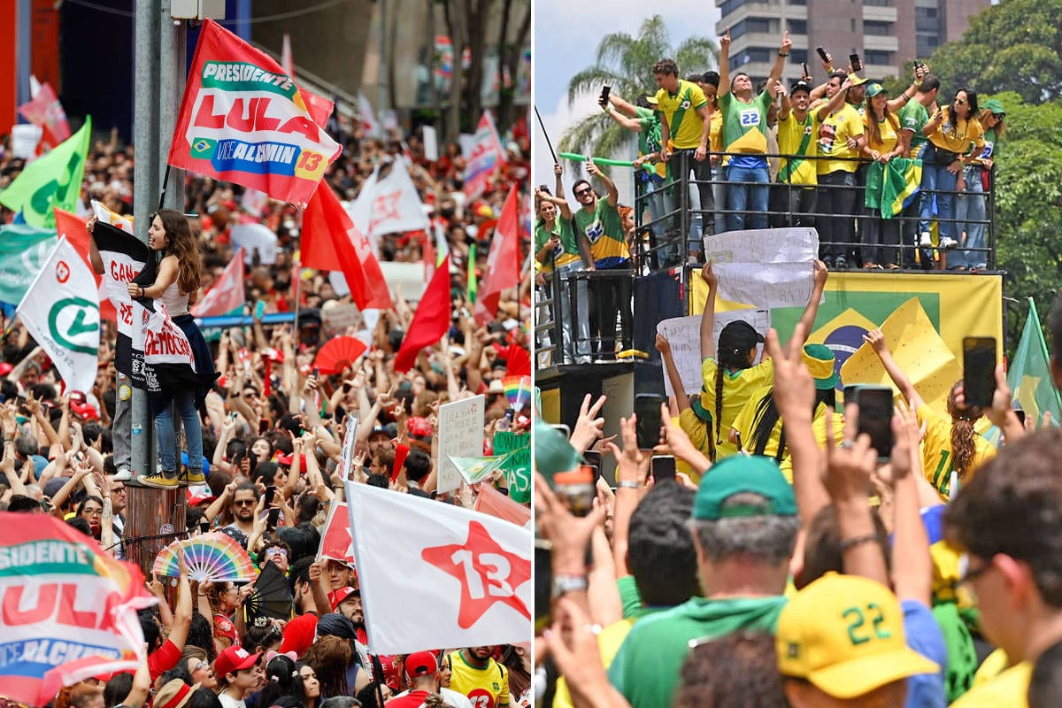 Atos da direita e da esquerda mobilizam capitais na véspera do segundo turno