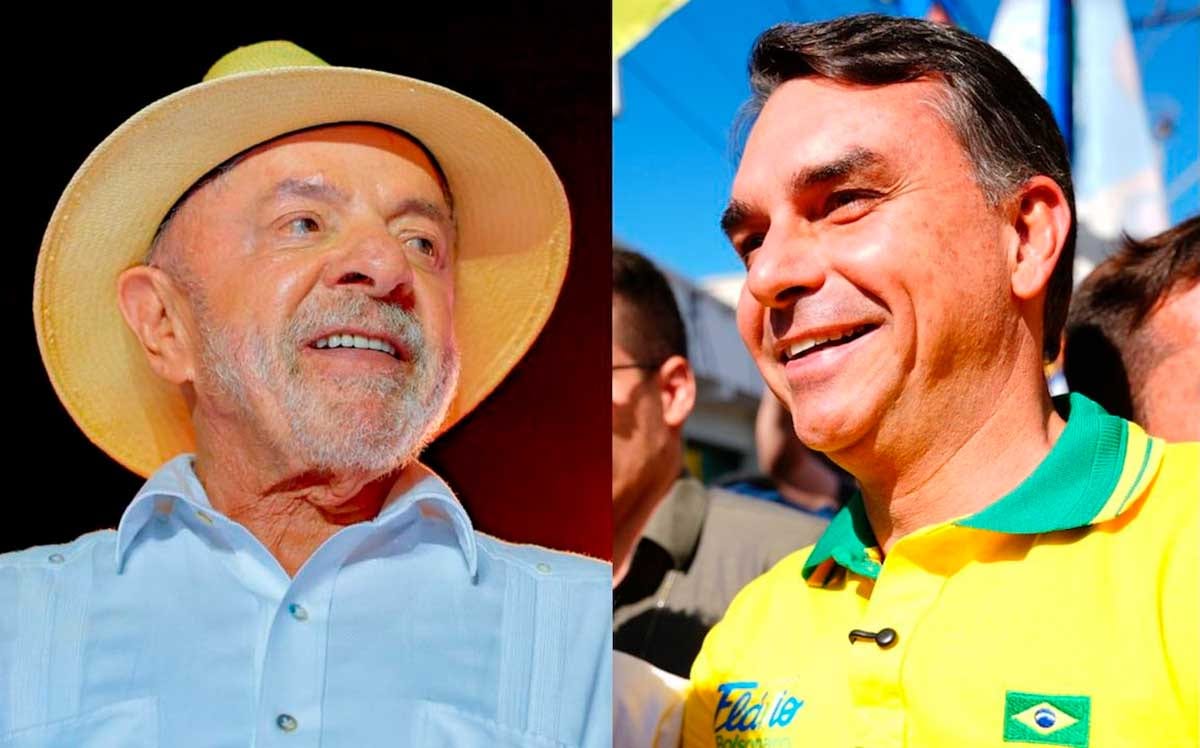 Flávio Bolsonaro aparece à frente de Lula nos primeiros resultados do exterior