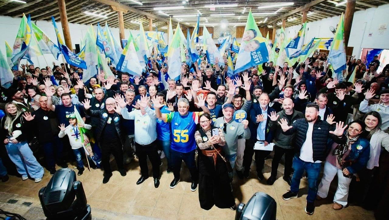 João Rodrigues participa de ato em Braço do Norte com Beto e Julio