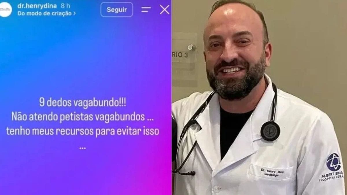 Médico do Einstein diz que não atende eleitores de Lula: ‘Petistas vagabundos’
