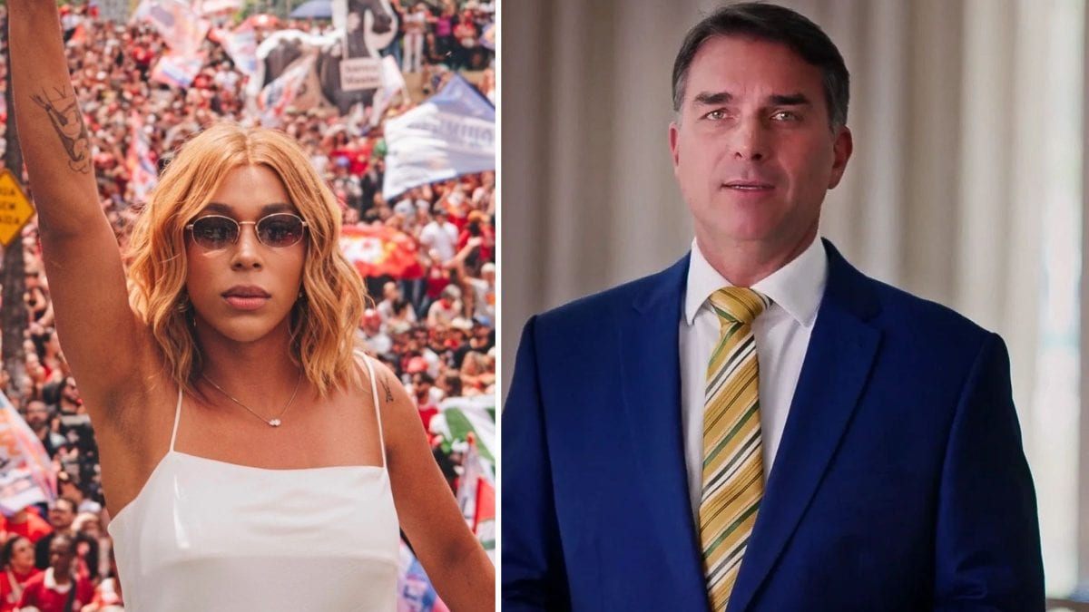 Erika Hilton pede bloqueio de bens de Flávio Bolsonaro após suspeita de saída do Brasil