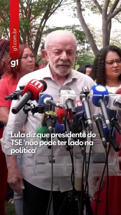 Lula ressalta imparcialidade necessária do presidente do TSE