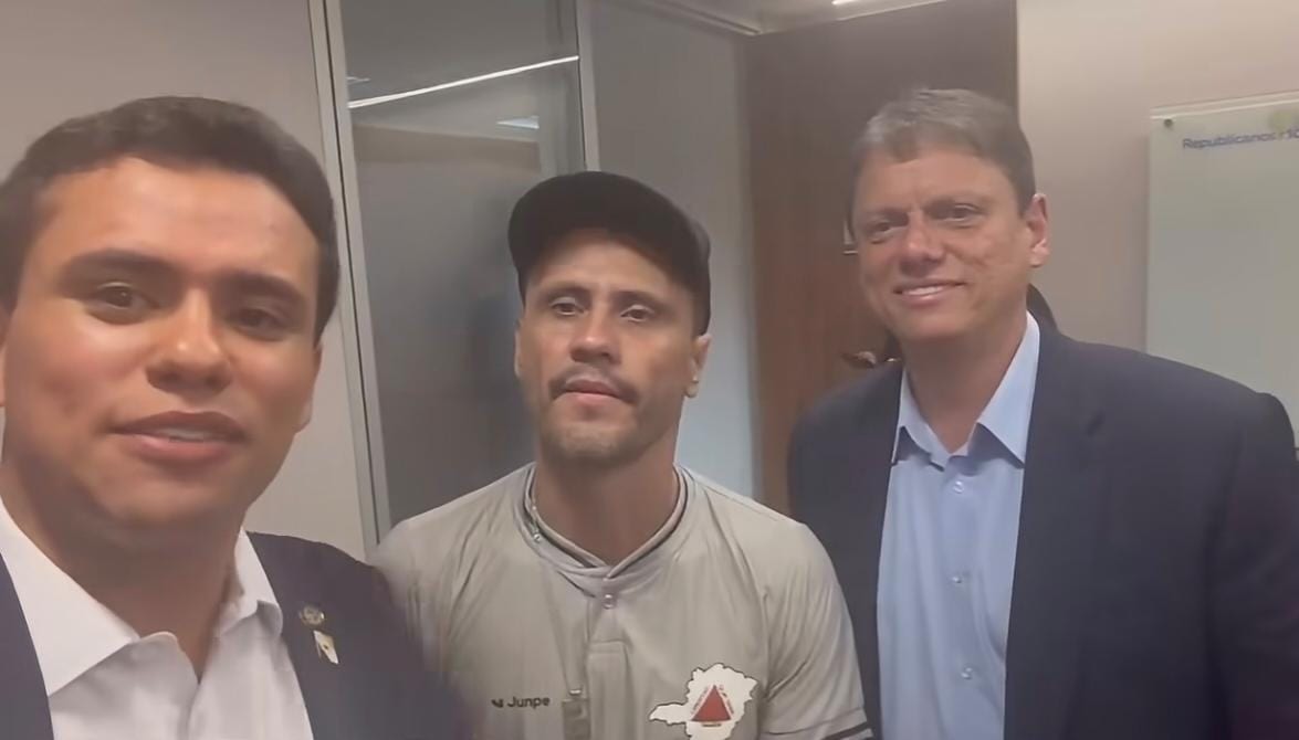Lucas Campelo se reúne com Tarcísio e Cleitinho e recebe votos de sucesso para mandato na Câmara Federal