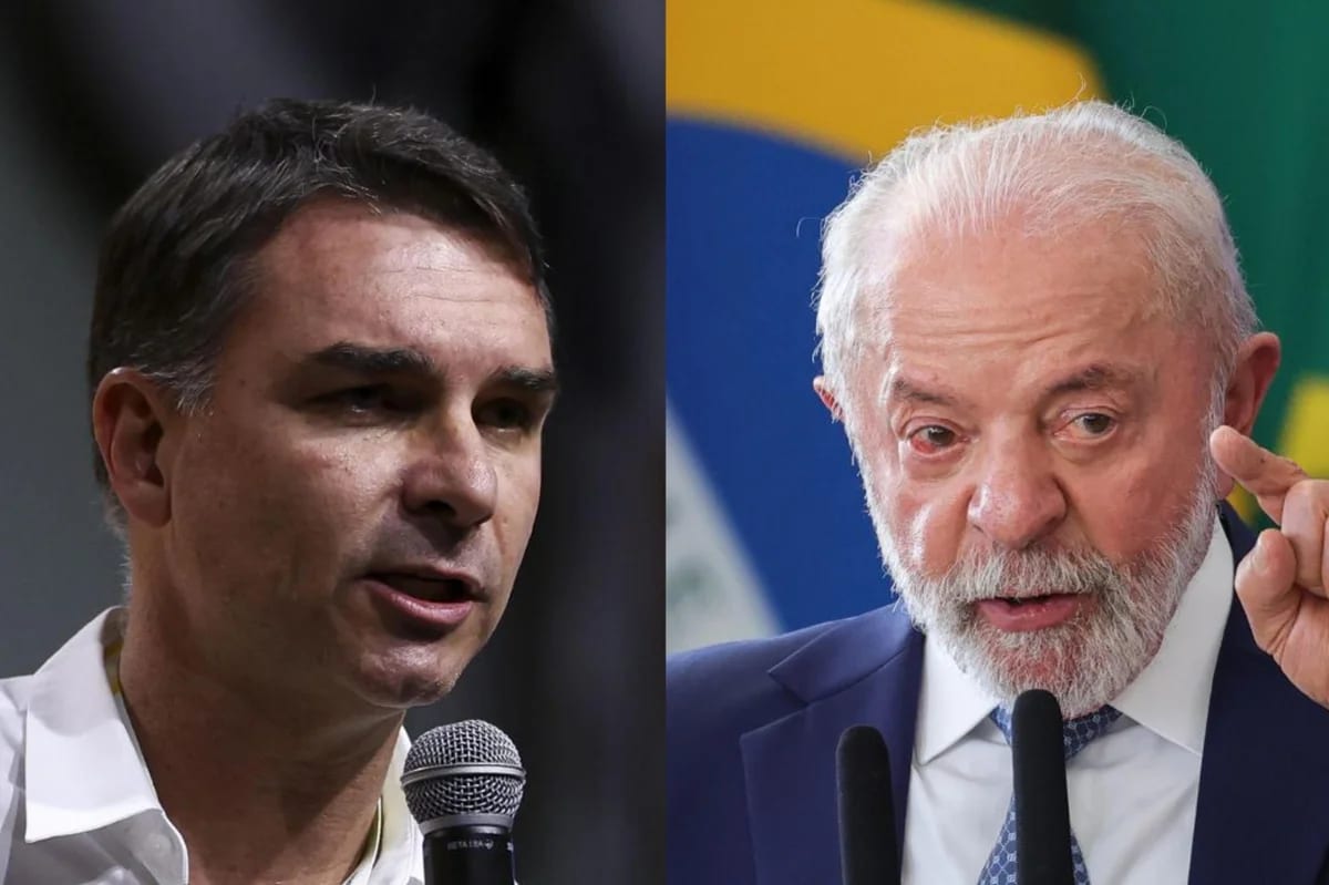 Flávio tem 48% das intenções de voto e Lula, 45% no segundo turno, aponta Nexus