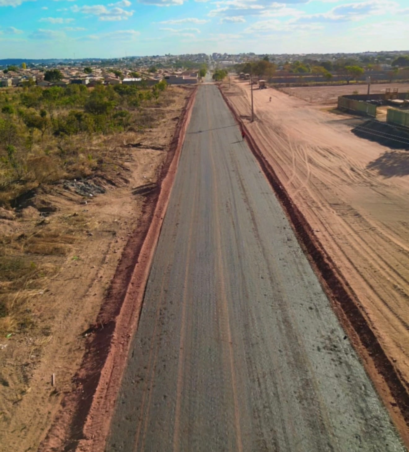 Posse inicia imprimação que vai ligar Avenida JK à BR-020