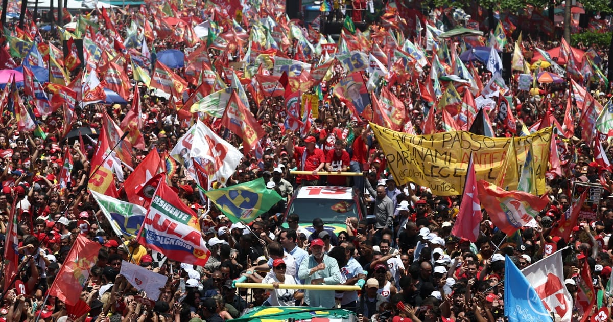 Na véspera do 2º turno, Lula diz que povo assumiu responsabilidade por campanha