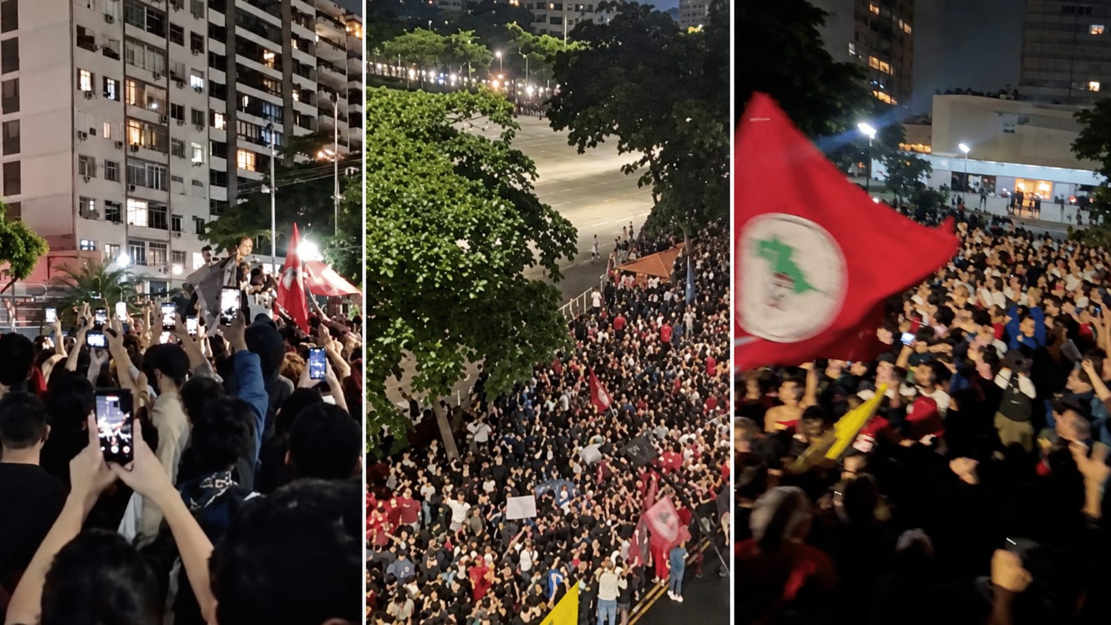 Começa a reação: estudantes da UFF tomam ruas de Niterói por Lula e contra Flávio Bolsonaro