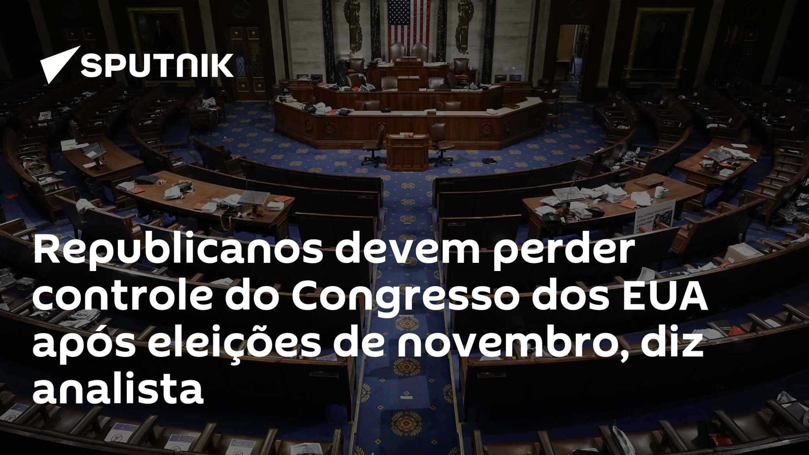 Analista prevê que republicanos percam controle do Congresso em novembro