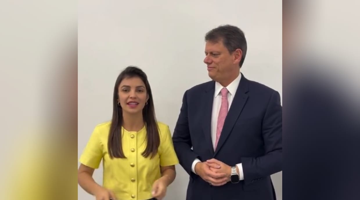 Tarcísio declara apoio a Marussa enquanto campanha expande no Sudeste Goiano