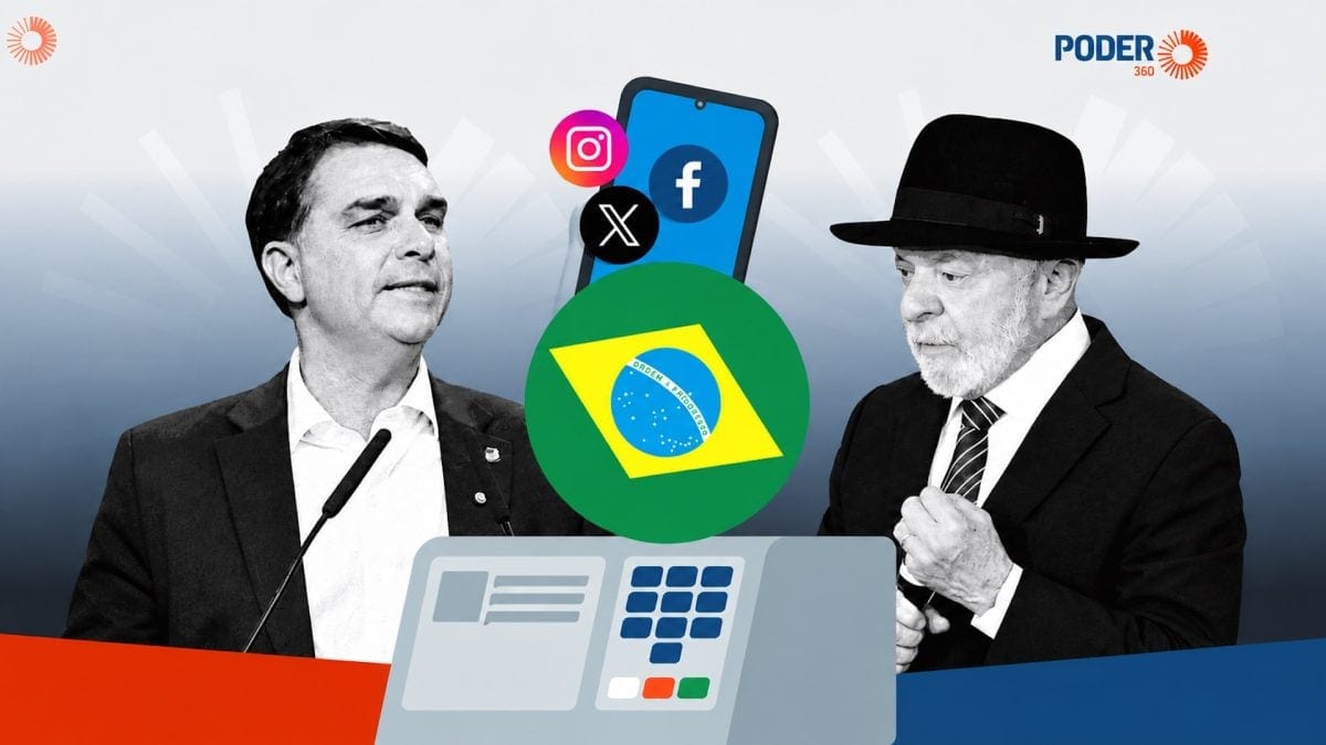 Flávio ganha 3 vezes mais seguidores que Lula depois do 1º turno