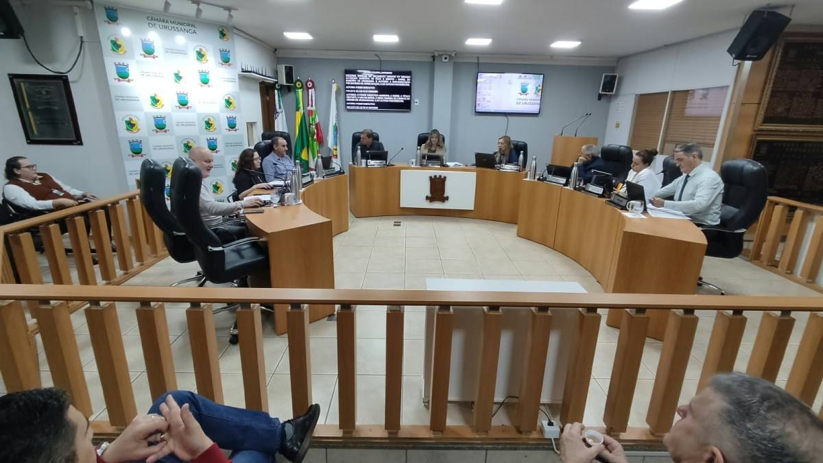 Câmara de Urussanga discute eleições, infraestrutura e Saúde na 35ª sessão