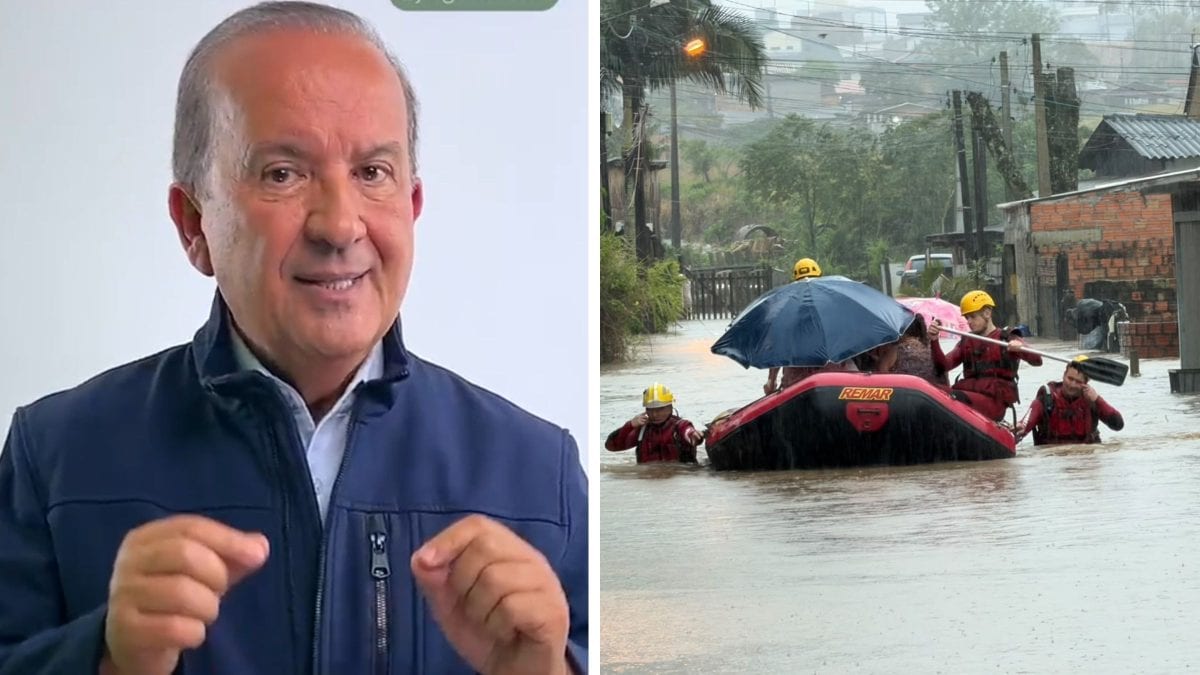 Jorginho Mello reassume governo de SC durante emergência por chuvas