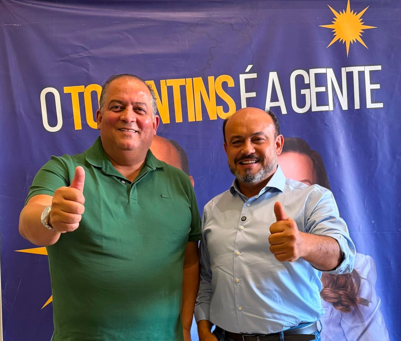 Sandoval anuncia apoio à reeleição do senador Eduardo Gomes