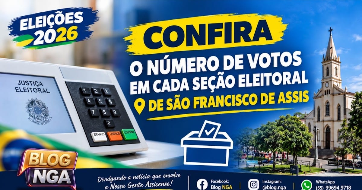CONFIRA A VOTAÇÃO DE LULA E FLÁVIO EM CADA SEÇÃO ELEITORAL DE SÃO FRANCISCO DE ASSIS!