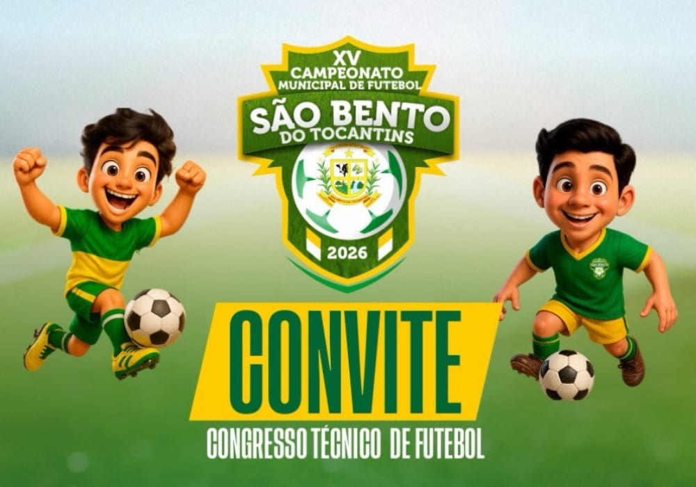 SÃO BENTO: Congresso técnico do Municipal de Futebol será realizado nesta quinta-feira