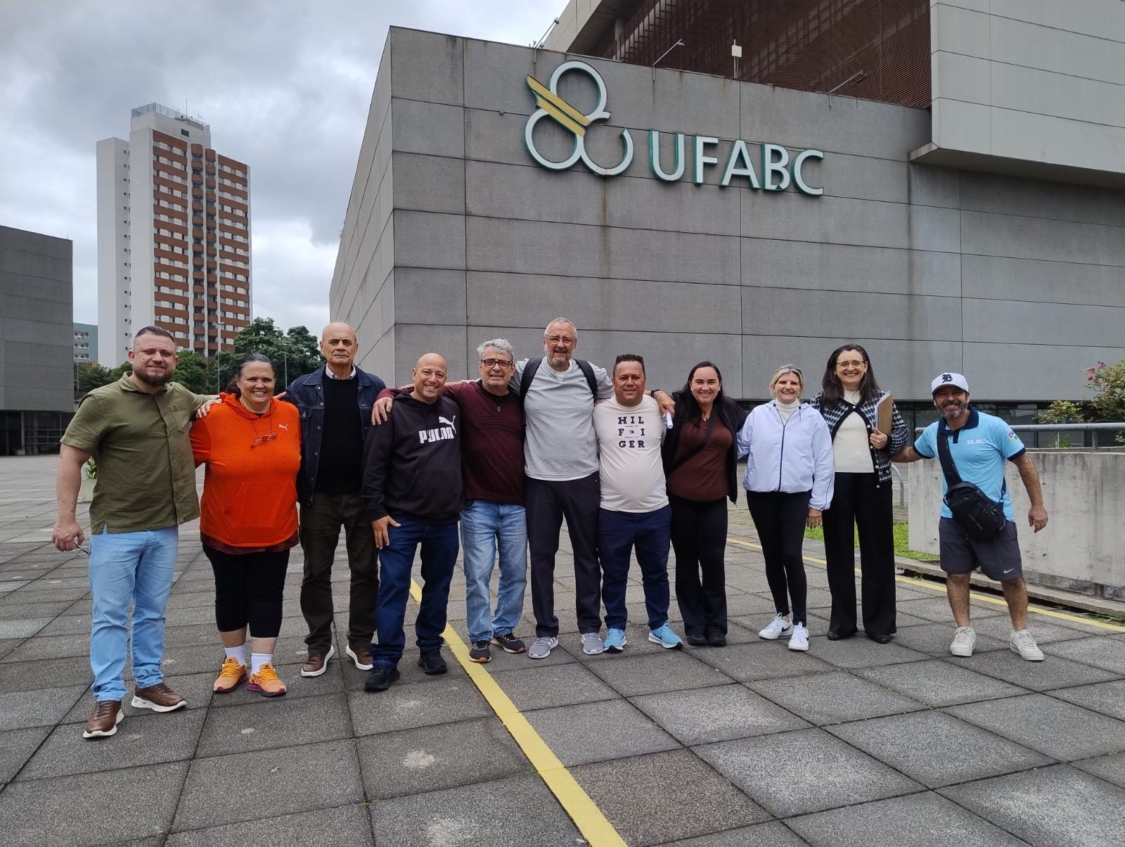 Consórcio ABC realiza visita técnica à UFABC para preparar Simpósio de Esporte e Lazer
