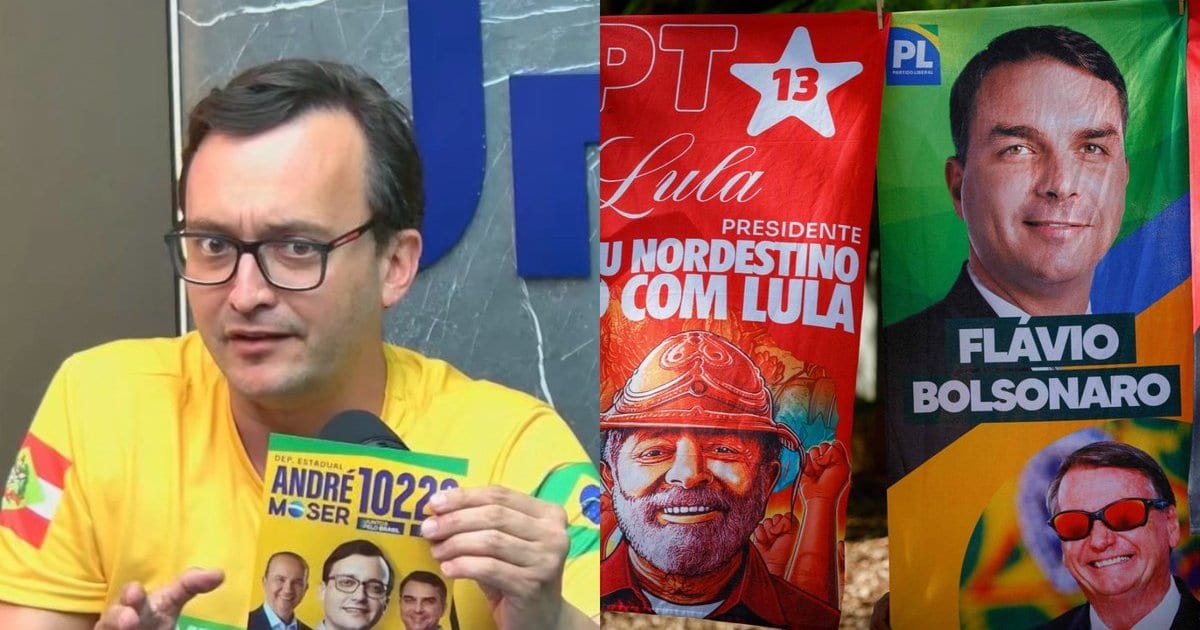 Moser: quem não pede voto para Flávio está fazendo campanha para Lula