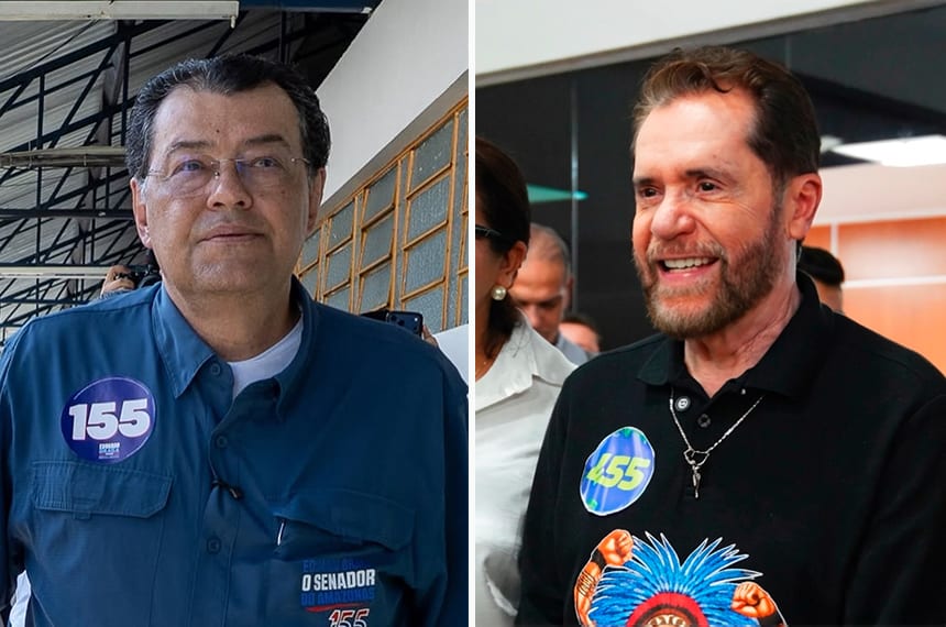 Eduardo Braga e Plínio Valério reeleitos senadores pelo Amazonas